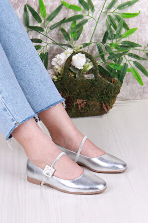 Fort 01-625 Soft Taş Toka Detaylı Rahat Kadın Babet