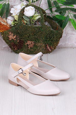 Fort 01-634 Soft Toka Detaylı Şık Ev İş Ofis Rahat Günlük Ayakkabı Kadın Babet