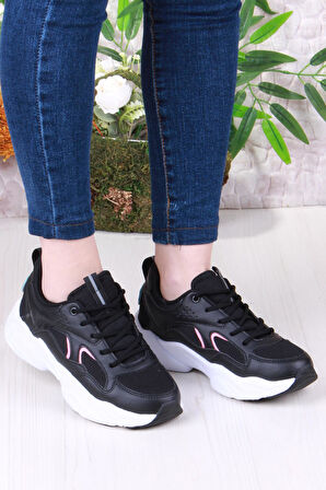 Fort 2107 LMB Rahat Hafif Kalın Taban Sneaker Kadın Spor Ayakkabı