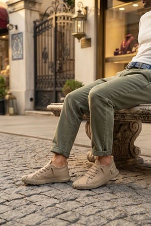Fort 2065 Bst Rahat Esnek Lastik Bağcıklı Sneaker Erkek Ayakkabı