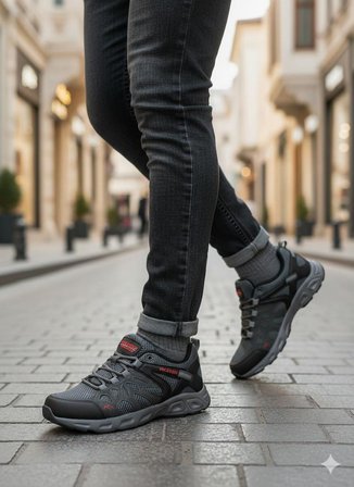 Fort 3007 Wks Rahat Hafif Yürüyüş Ayakkabı Günlük Ayakkabı Erkek Spor Ayakkabı