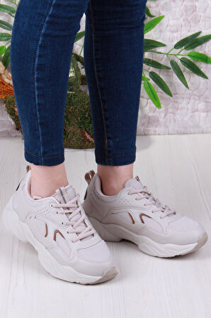 Fort 2107 LMB Rahat Hafif Kalın Taban Sneaker Kadın Spor Ayakkabı