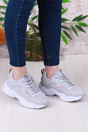 Fort 2107 LMB Rahat Hafif Kalın Taban Sneaker Kadın Spor Ayakkabı
