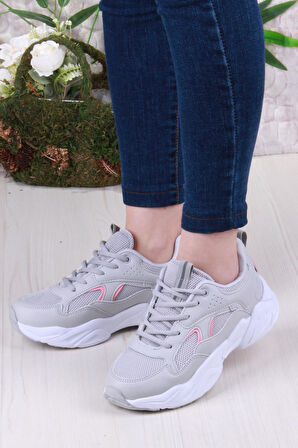 Fort 2107 LMB Rahat Hafif Kalın Taban Sneaker Kadın Spor Ayakkabı