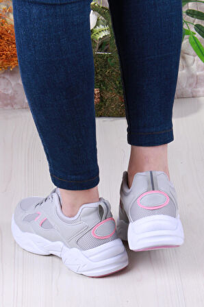 Fort 2107 LMB Rahat Hafif Kalın Taban Sneaker Kadın Spor Ayakkabı