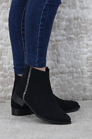 Fort 4277 Rahat Esnek Taş Detaylı Sıcak Astar Kadın Bot