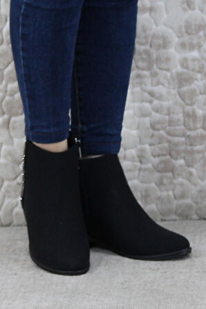 Fort 4277 Rahat Esnek Taş Detaylı Sıcak Astar Kadın Bot