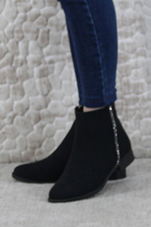 Fort 4277 Rahat Esnek Taş Detaylı Sıcak Astar Kadın Bot