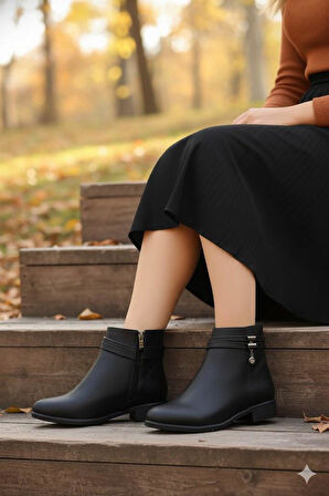 Fort 7932 Rahat Toka Detaylı Kaymaz Taban Sıcak Astar Kadın Bot