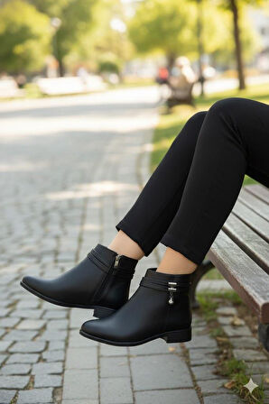 Fort 7932 Rahat Toka Detaylı Kaymaz Taban Sıcak Astar Kadın Bot