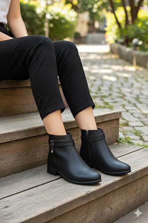 Fort 7932 Rahat Toka Detaylı Kaymaz Taban Sıcak Astar Kadın Bot