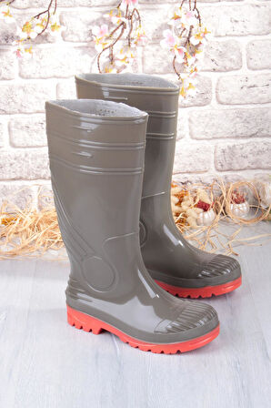 Fort 1199 Ulaş 37 Cm Uzunluk Pvc %100 Su Geçirmez Tarım Çiftçi Sulama İş Çizmesi