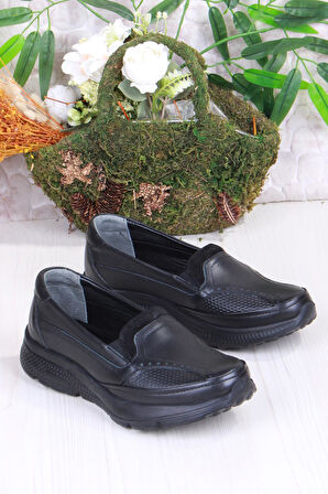 Mehmet Mete 32040 Anatomik Hafif Rahat Hakiki Deri Kadın Ayakkabı