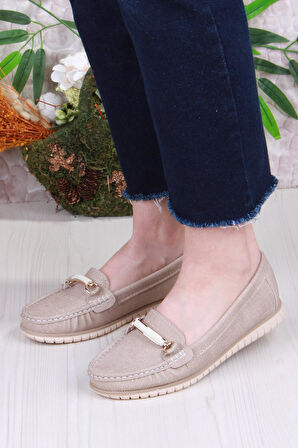 Fort 35328 New Star Rahat Yumuşak Toka Detaylı Kadın Babet