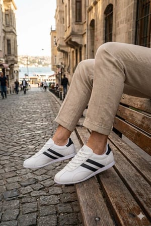 Fort 2001 Class Rahat Hafif İnce Taban Sneaker Erkek Ayakkabı