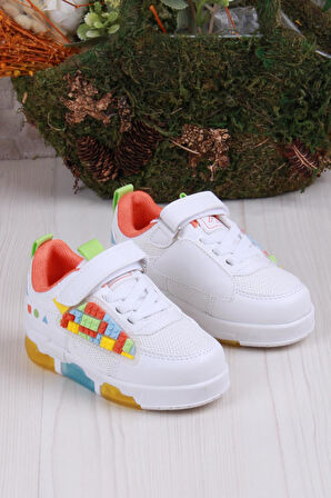 Fort Cool Legos Rahat Hafif Sneaker Işıklı Erkek Çocuk Ayakkabı