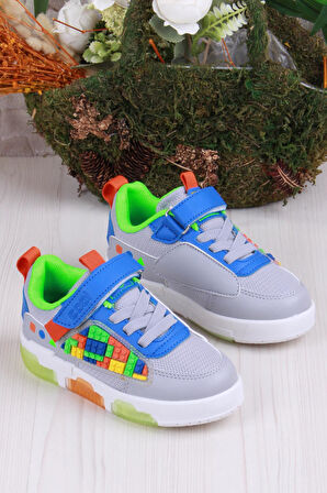 Fort Cool Legos Rahat Hafif Sneaker Işıklı Erkek Çocuk Ayakkabı