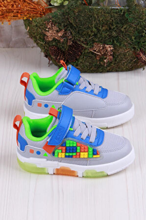 Fort Cool Legos Rahat Hafif Sneaker Işıklı Erkek Çocuk Ayakkabı