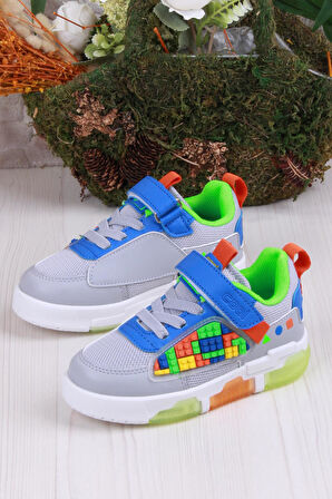 Fort Cool Legos Rahat Hafif Sneaker Işıklı Erkek Çocuk Ayakkabı