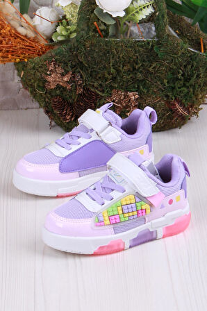 Fort Cool Legos Rahat Hafif Sneaker Işıklı Kız Çocuk Ayakkabı
