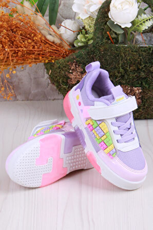 Fort Cool Legos Rahat Hafif Sneaker Işıklı Kız Çocuk Ayakkabı