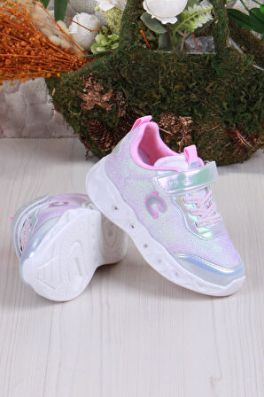 Fort Cool Yuki Rahat Hafif Sneaker Işıklı Kız Çocuk Ayakkabı