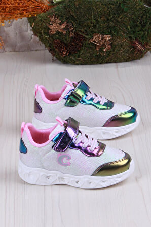 Fort Cool Yuki Rahat Hafif Sneaker Işıklı Kız Çocuk Ayakkabı