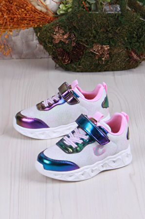 Fort Cool Yuki Rahat Hafif Sneaker Işıklı Kız Çocuk Ayakkabı