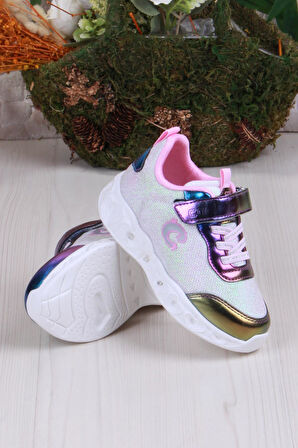 Fort Cool Yuki Rahat Hafif Sneaker Işıklı Kız Çocuk Ayakkabı