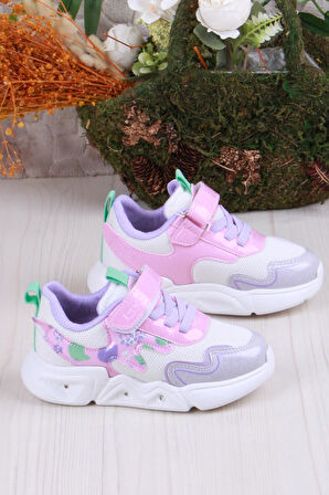 Fort Cool Zeta Anatomik Rahat Hafif Işıklı Kız Çocuk Ayakkabı