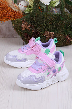 Fort Cool Zeta Anatomik Rahat Hafif Işıklı Kız Çocuk Ayakkabı