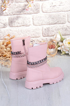 Fort Cool Duru Anatomik Sıcak Astar Kaymaz Taban Kız Çocuk Çizme