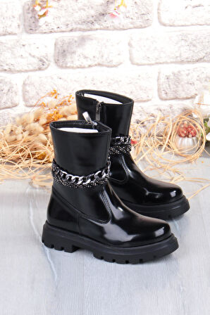 Fort Cool Duru Anatomik Sıcak Astar Kaymaz Taban Kız Çocuk Çizme