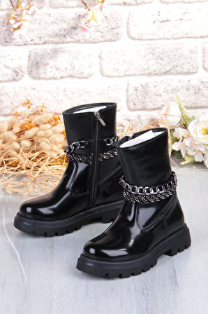 Fort Cool Duru Anatomik Sıcak Astar Kaymaz Taban Kız Çocuk Çizme