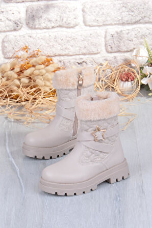 Fort Cool Evla Anatomik Sıcak Astar Kaymaz Taban Kız Çocuk Bot