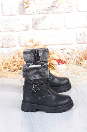 Fort Cool Evla Anatomik Sıcak Astar Kaymaz Taban Kız Çocuk Bot