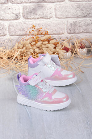 Fort Cool Helen Rahat Hafif Kanat Figürlü Bilekli Sneaker Kız Çocuk Ayakkabı
