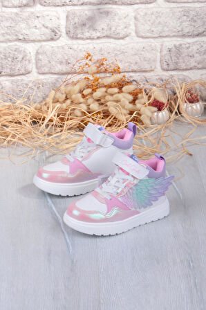 Fort Cool Helen Rahat Hafif Kanat Figürlü Bilekli Sneaker Kız Çocuk Ayakkabı