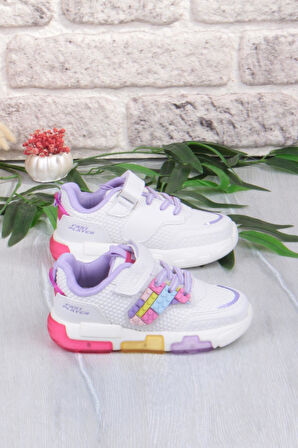 Fort Cool Heros Rahat Logo Desenli Işıklı Kız Çocuk Ayakkabı