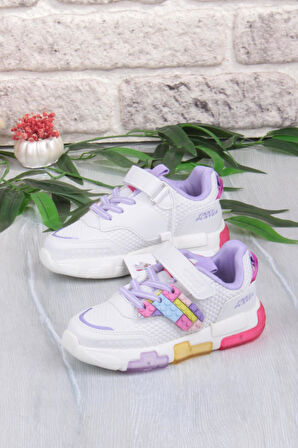 Fort Cool Heros Rahat Logo Desenli Işıklı Kız Çocuk Ayakkabı