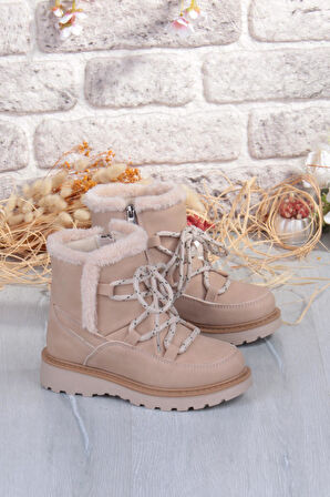 Fort Cool Lina Anatomik Sıcak Astar Kaymaz Taban Kız Çocuk Bot