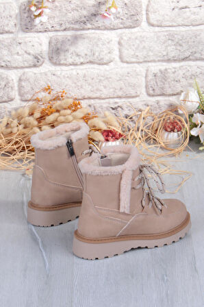 Fort Cool Lina Anatomik Sıcak Astar Kaymaz Taban Kız Çocuk Bot