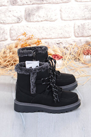 Fort Cool Lina Anatomik Sıcak Astar Kaymaz Taban Kız Çocuk Bot