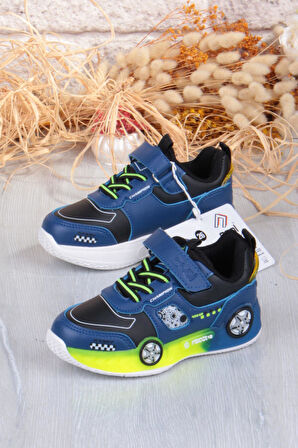 Fort Cool Racing Rahat Hafif Araba Figürlü Erkek Çocuk Ayakkabı