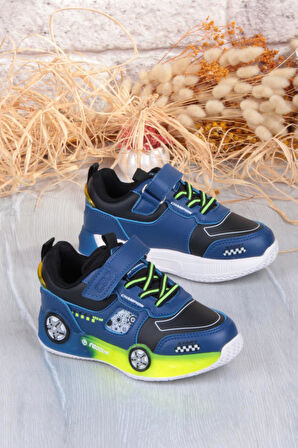 Fort Cool Racing Rahat Hafif Araba Figürlü Erkek Çocuk Ayakkabı