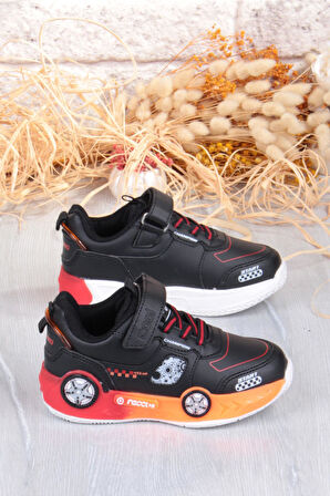 Fort Cool Racing Rahat Hafif Araba Figürlü Erkek Çocuk Ayakkabı