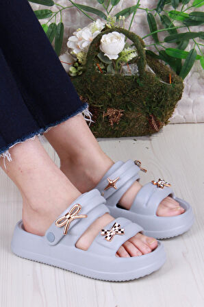 Fort E458 Günlük Plaj Deniz Havuz Terliği Hafif Rahat Esnek Kadın Terlik