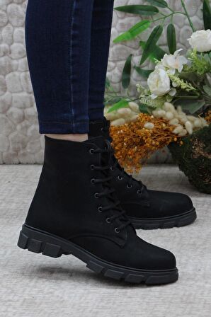 Mehmet Mete 3485 Rahat Sıcak Astar Kaymaz Taban Kadın Bot