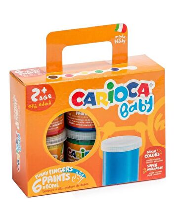 Carioca Baby Parmak Boya ve Carioca Baby Marker 2 Adet Boyama Seti