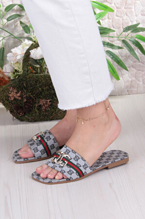 Fort 3573 Toka Detaylı Tatil Terliği Günlük Terlik Kadın Terlik